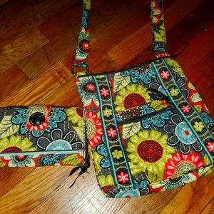 Vera Bradley purse and wallet
